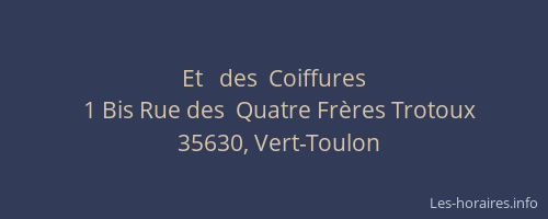Et   des  Coiffures