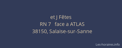 et J F&ecirc;tes