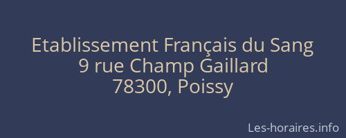 Etablissement Français du Sang