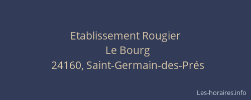 Etablissement Rougier