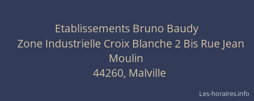 Etablissements Bruno Baudy