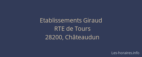 Etablissements Giraud