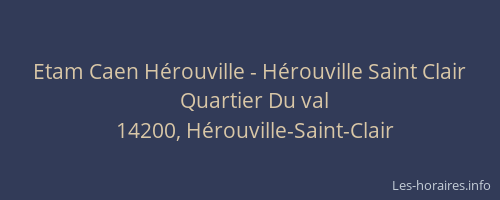 Etam Caen Hérouville - Hérouville Saint Clair