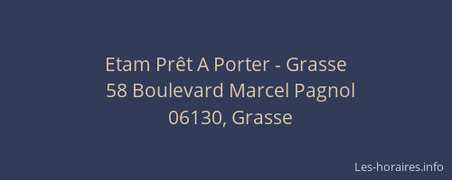 Etam Prêt A Porter - Grasse