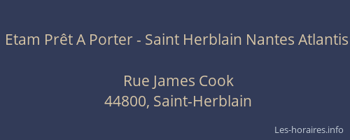 Etam Prêt A Porter - Saint Herblain Nantes Atlantis
