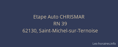 Etape Auto CHRISMAR