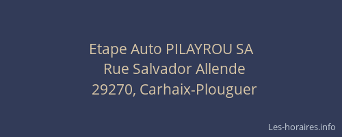 Etape Auto PILAYROU SA
