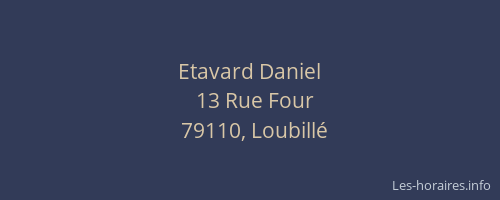 Etavard Daniel