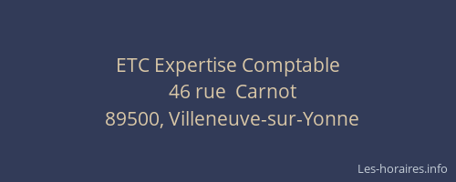 ETC Expertise Comptable