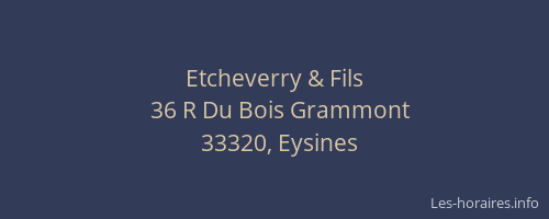 Etcheverry & Fils
