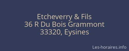 Etcheverry & Fils