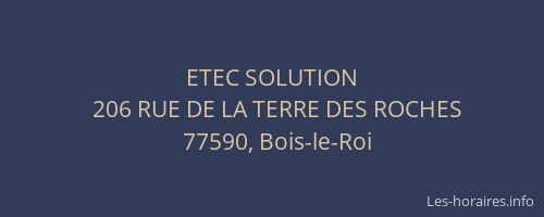 ETEC SOLUTION
