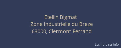 Etellin Bigmat