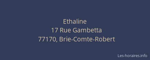 Ethaline