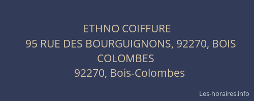 ETHNO COIFFURE