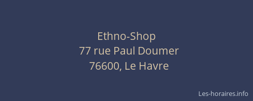 Ethno-Shop