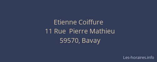 Etienne Coiffure