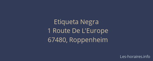 Etiqueta Negra