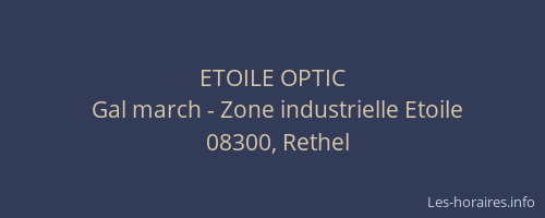 ETOILE OPTIC
