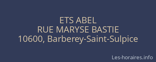 ETS ABEL