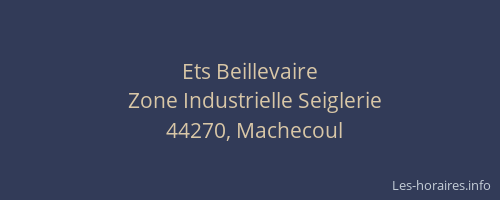 Ets Beillevaire