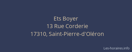 Ets Boyer