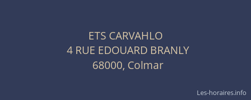 ETS CARVAHLO