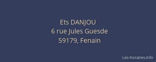 Ets DANJOU