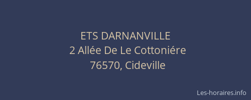 ETS DARNANVILLE