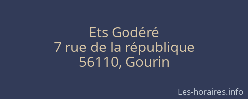 Ets Godéré