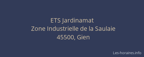 ETS Jardinamat