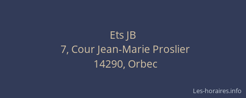 Ets JB