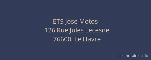 ETS Jose Motos