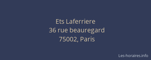 Ets Laferriere