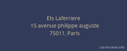 Ets Laferriere