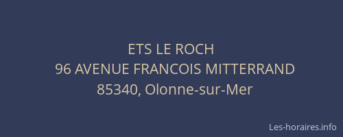 ETS LE ROCH