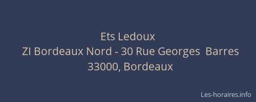 Ets Ledoux