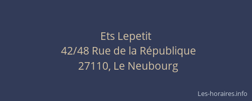 Ets Lepetit