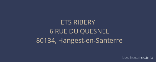 ETS RIBERY
