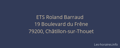 ETS Roland Barraud