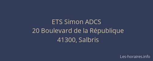 ETS Simon ADCS