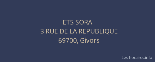 ETS SORA