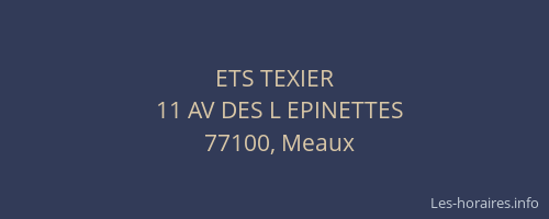 ETS TEXIER