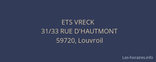 ETS VRECK