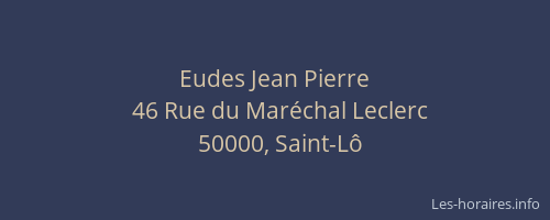 Eudes Jean Pierre