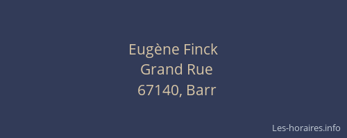 Eugène Finck