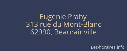 Eugénie Prahy
