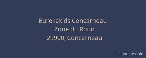 Eurekakids Concarneau