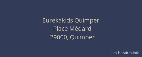 Eurekakids Quimper