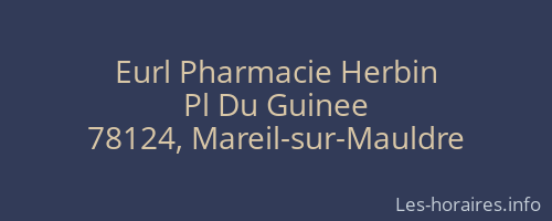 Eurl Pharmacie Herbin
